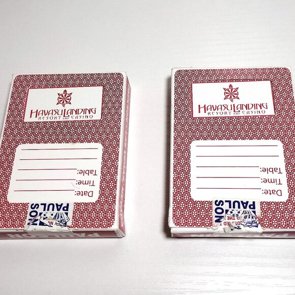 2 Decks of Paulson Playing Cards, Havasu Landing Resort & Casino, 2011 - Picture 3 of 6